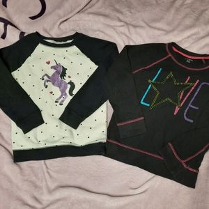 2 Girls Sweatshirts